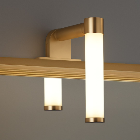Aplice si plafoniere - Lampă de perete pentru baie APA MINI gold 4W LED