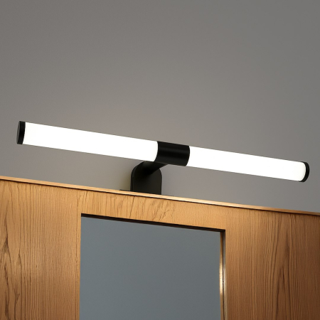 Aplice si plafoniere - Lampă de perete pentru baie APA negru 6W LED
