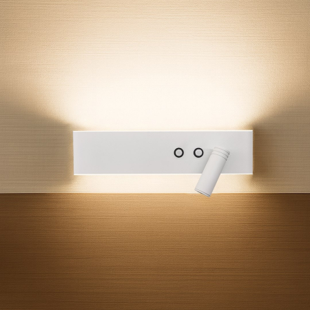 Lampă de perete Resort right 10W + 3W LED 4000K Alb [3]