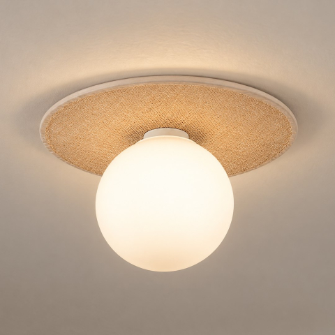 Lămpi de tavan - Lampă de tavan Carter 1xE14 Natural