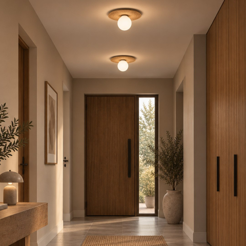 Lampă de tavan Carter 1xE14 Natural [2]