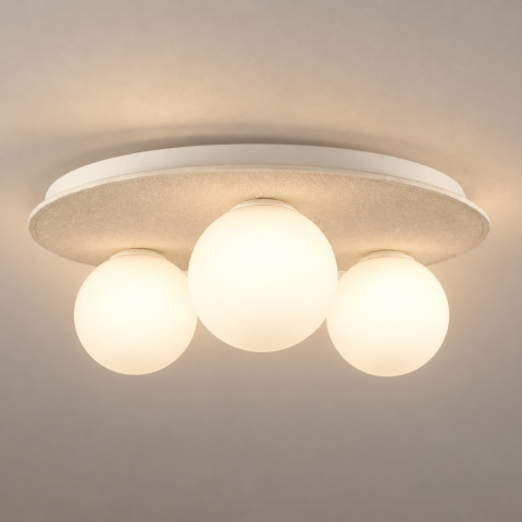 Lămpi de tavan - Lampă de tavan Carter 3xE14 Albă