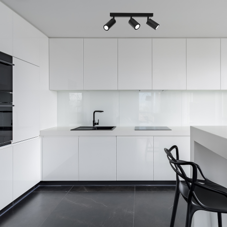 Lampă de tavan HUDSON BLACK 3xGU10 [1]