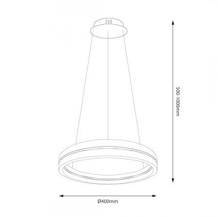 Pendul GRAVITY LED 36W LED lumina neutra [4]