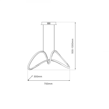 Pendul TESORO LED 48W LED lumina neutra [6]