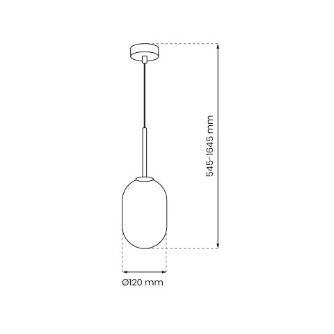 Lampă suspendată Alias 1xG9 12 cm auriu [3]