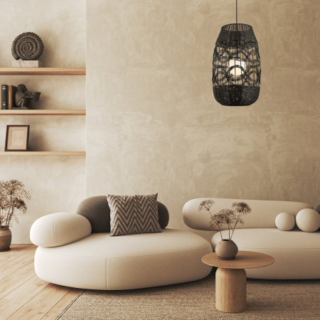 Lampa suspendata Arona Negru 1xE14 fi 400 [3]