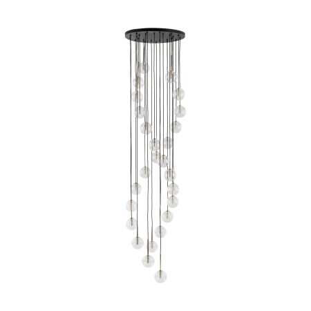 Lustre si pendule - Lampa suspendata AURORA G9 26 x max 8W LED Auriu, Negru 62 cm