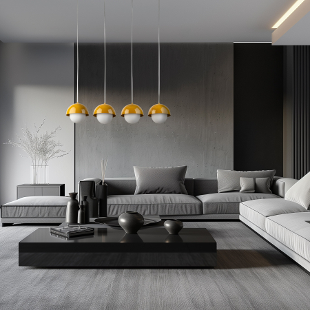 Lampa suspendata BONO G9 4 x max 8W LED Ocru 83 cm [1]