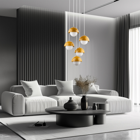 Lampa suspendata BONO G9 5 x max 8W LED Ocru 32 cm [1]