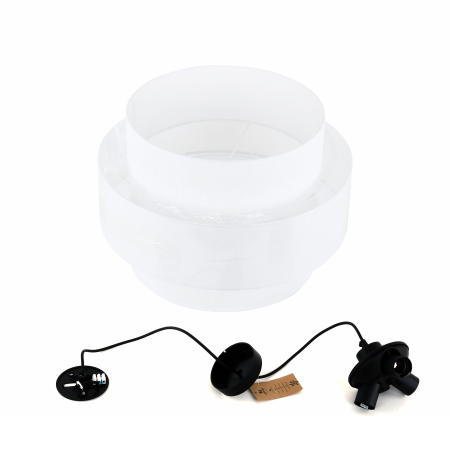 Lampa suspendata CALISTO E27 3 x max 15W LED Negru 50 cm [6]