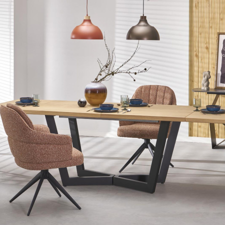 Lampa suspendata CAP E27 1 x max 15W LED Maro, Pin 34 cm [7]