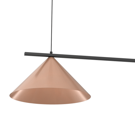 Lampă suspendată CAPITAL BLACK-COPPER 2XGX53 [1]