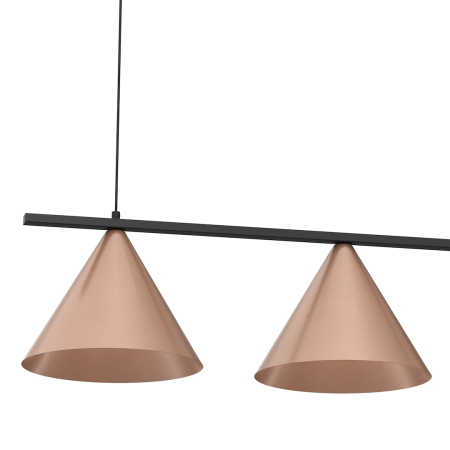 Lampă suspendată CAPITAL BLACK-COPPER 3XGX53 [1]