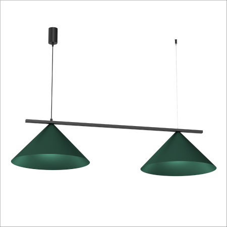 Lustre si pendule - Lampă suspendată CAPITAL BLACK/GREEN 2XGX53
