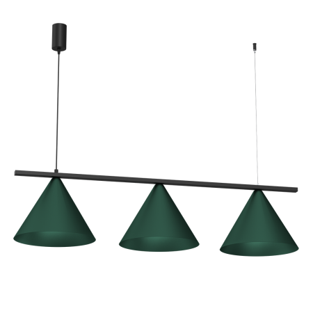Lustre si pendule - Lampă suspendată CAPITAL BLACK GREEN 3XGX53