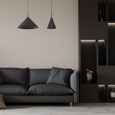 Lampă suspendată CAPITAL BLACK Ø46cm 1xGX53 [2]