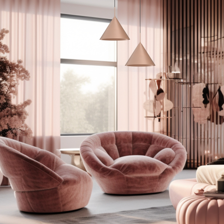Lampă suspendată CAPITAL ROSE GOLD Ø32cm 1xGX53 [2]
