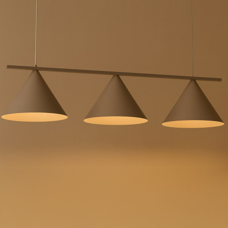 Lustre si pendule - Lampă suspendată CAPITAL TAUPE 3xGX53