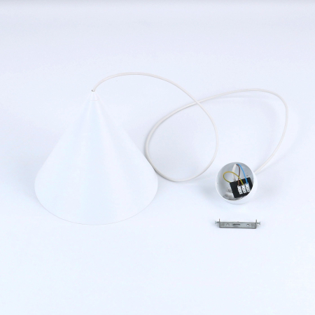 Lampa suspendata CONO E27 1 x max 15W LED Alb 25 cm [8]