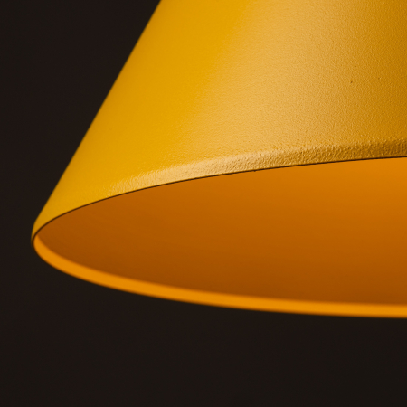 Lampa suspendata CONO E27 1 x max 15W LED Galben 32 cm [5]