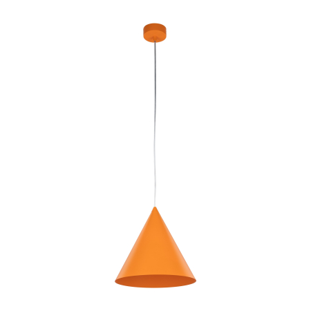 Lustre si pendule - Lampa suspendata CONO E27 1 x max 15W LED Portocală 25 cm