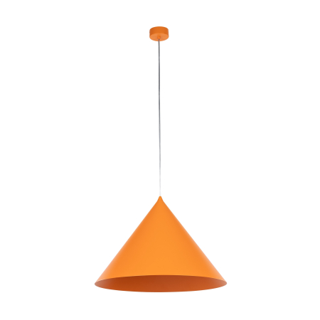 Lustre si pendule - Lampa suspendata CONO E27 1 x max 15W LED Portocală 50 cm