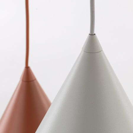 Lampa suspendata CONO E27 3 x max 15W LED Negru 50 cm [9]