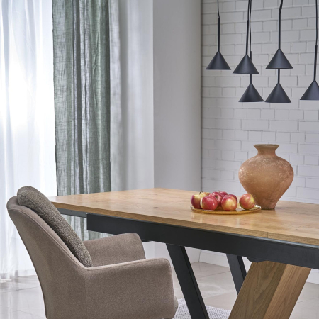 Lampa suspendata CONO GU10 6 x max 10W LED Negru 25 cm [8]