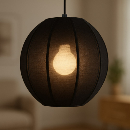 Lustre si pendule - Lampă suspendată Dana Negru 1xE27
