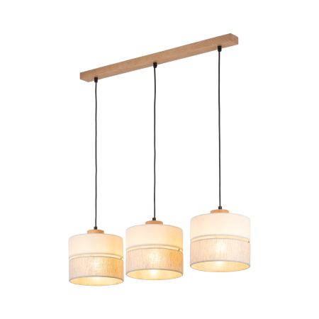 Lampa suspendata ECO E27 3 x max 15W LED Pin, Negru 77 cm [6]