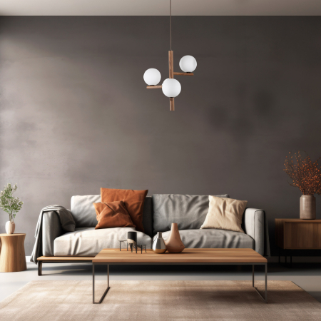 Lampa suspendata ESTERA G9 3 x max 8W LED Nucă 33 cm [1]