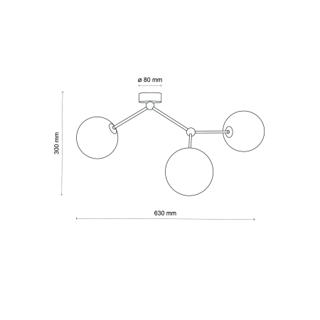 Lampa suspendata FAIRY G9 3 x max 8W LED Negru 63 cm [8]