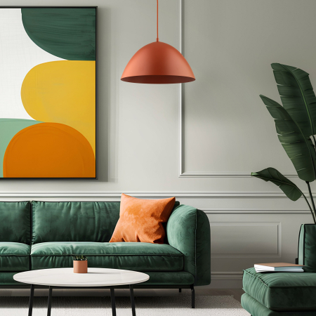 Lampa suspendata FARO E27 1 x max 15W LED  34 cm [1]