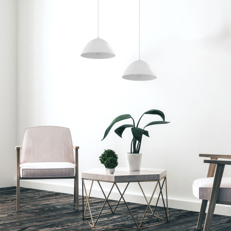 Lampa suspendata FARO E27 1 x max 15W LED Alb 34 cm [1]