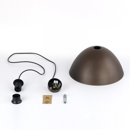 Lampa suspendata FARO E27 1 x max 15W LED Brun 34 cm [7]