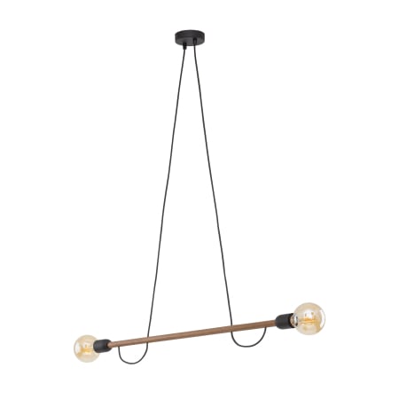 Lustre si pendule - Lampa suspendata HELIX E27 2 x max 15W LED Negru 93 cm