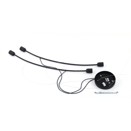 Lampa suspendata HELIX E27 4 x max 15W LED Negru 90 cm [6]