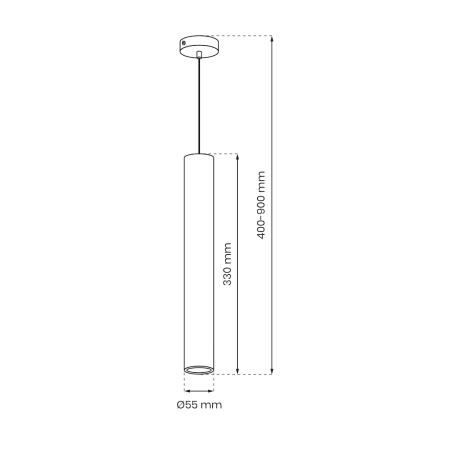 Lampă suspendată Hudson alb 1xGU10 [4]