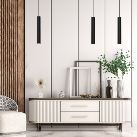 Lampă suspendată HUDSON BLACK 1xGU10 [2]