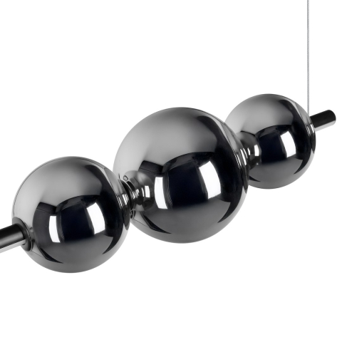 Lustră suspendată Kugel LED 30W lumină neutră 120 cm negru [5]