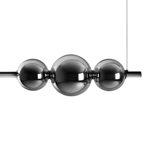 Lustră suspendată Kugel LED 30W lumină neutră 120 cm negru [4]