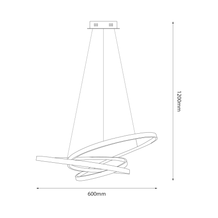 Lampă suspendată LED EMPOLI 55W 4000K [4]
