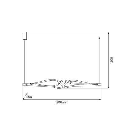 Lampă suspendată LED TWISTER 56W [4]