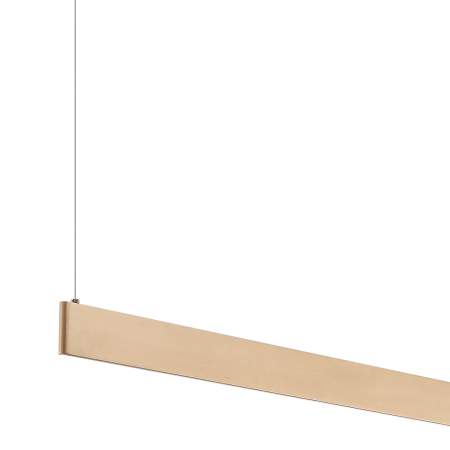 Lampa suspendata LINEA Auriu LED 36W lumina reglabila 120 cm [1]
