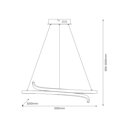 Lampă suspendată LORENZO 35W LED 4000K [4]