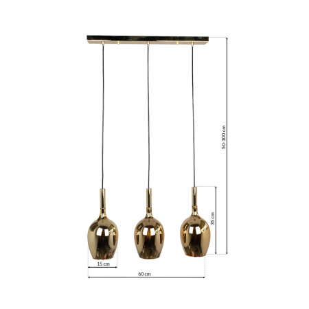 Pendul LUGANO E14 3xE14 40W [6]