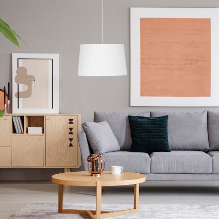 Lampa suspendata MAJA E27 1 x max 15W LED Alb 45 cm [1]