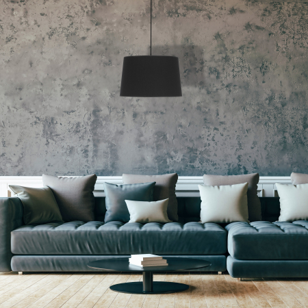 Lampa suspendata MAJA E27 1 x max 15W LED Negru 45 cm [1]