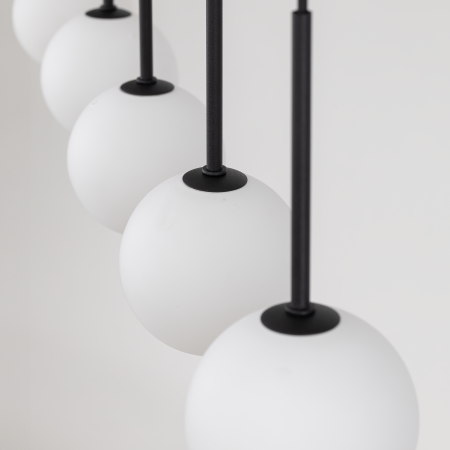 Lampa suspendata MARTIN G9 6 x max 8W LED Negru 122 cm [3]